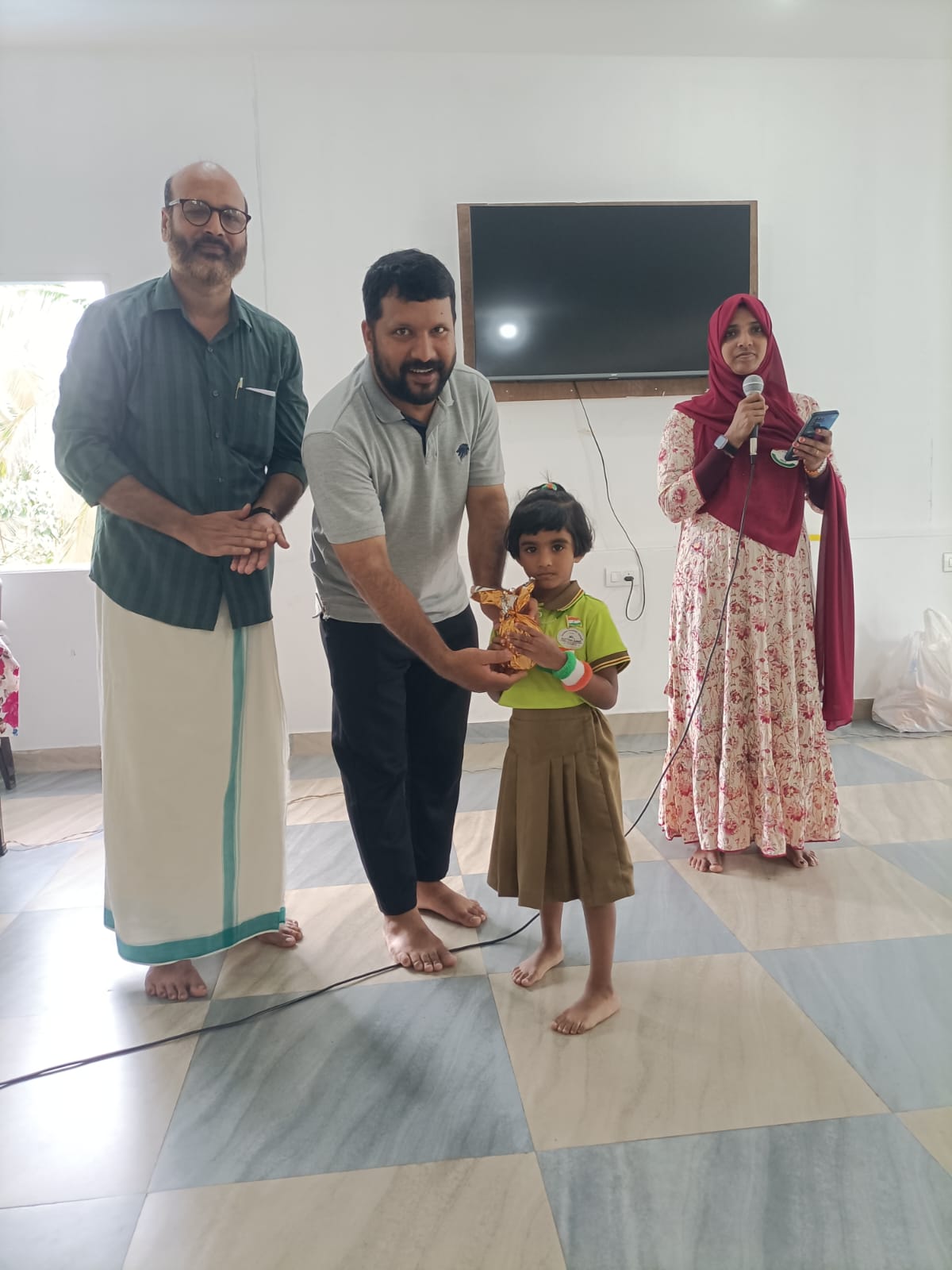 Al Fitrah preschool proud achievers receiving awards